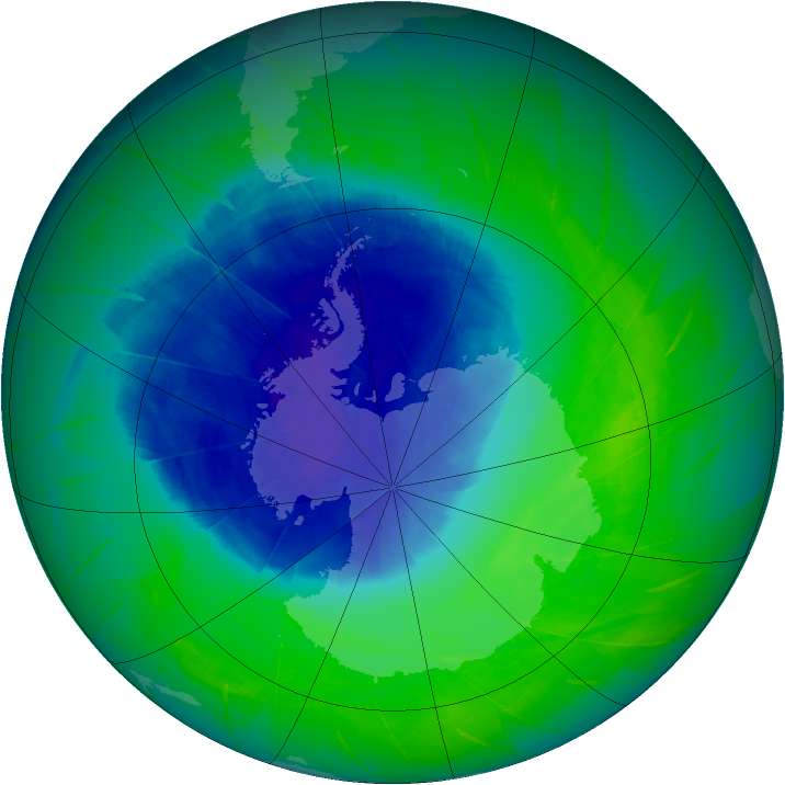 Ozone Map 2009-11-21